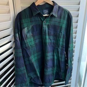 J.Crew Men’s Flannel Blackwatch Shirt Size L